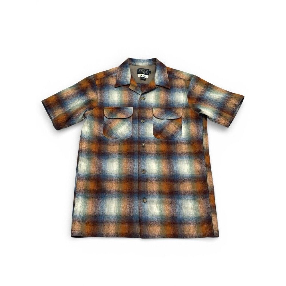 Pendleton New‎ Surf Board Shirt Loop Collar Men’s S Beach Boys